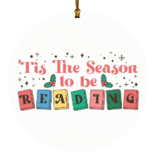 Season to Read Ornament